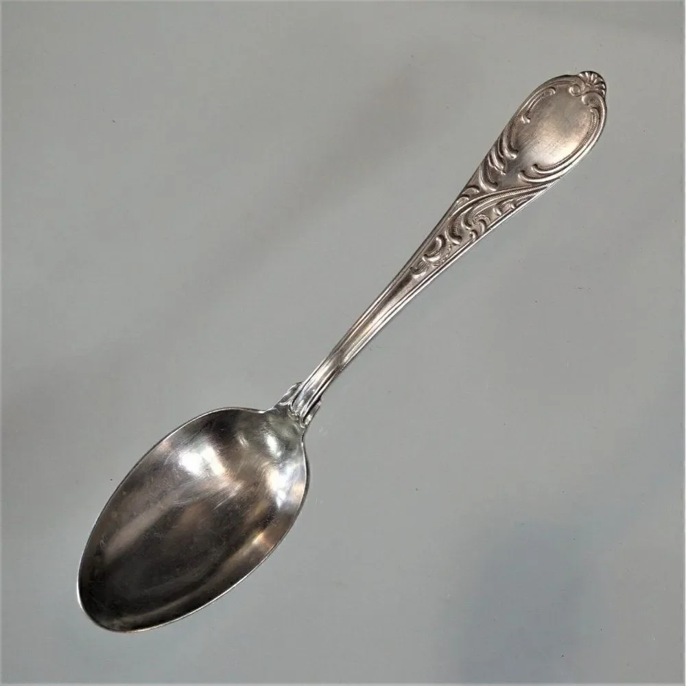 Vintage GES 120 Silverplate Table Spoon Ebel Gustav Solingen Germany  7.25